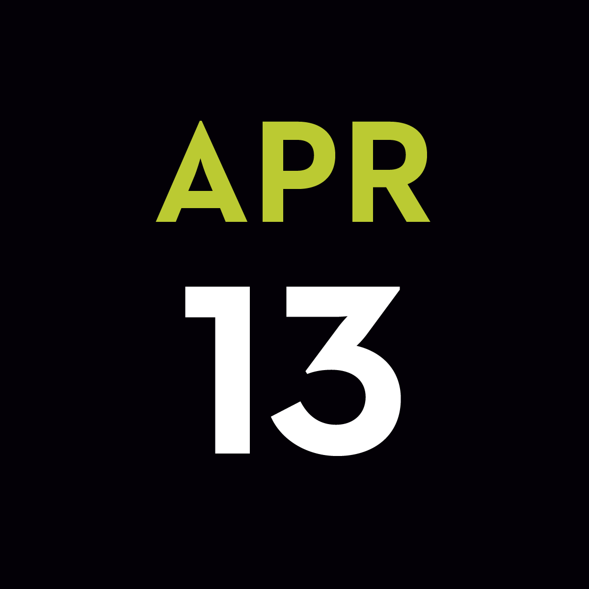 April 13 Icon
