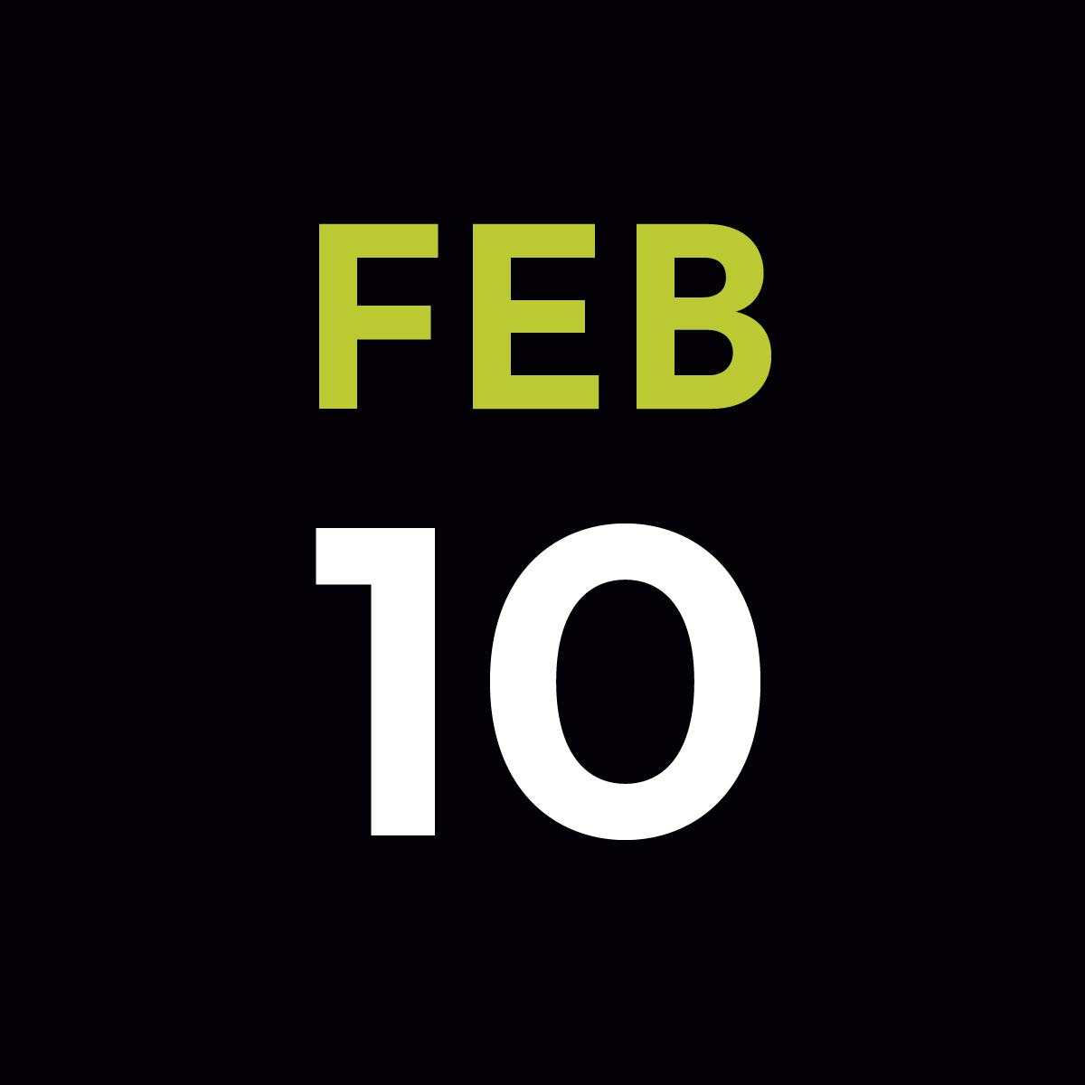 February 10 Icon